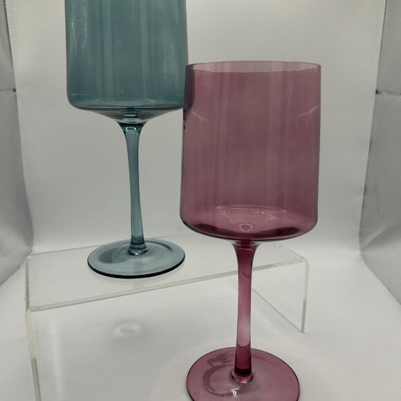 Your choice of Blue or Pink Glass wear - Picture 1 of 1